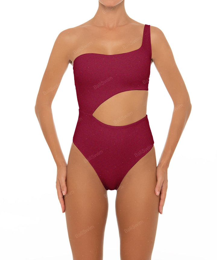 BSWS-S34 One Shoulder Swimsuit