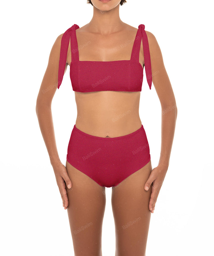 BSWS-T26 Tie Shoulder Bikini Top