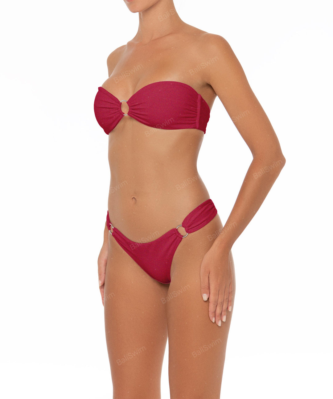 BSWS-T35 O-Ring Bandeau Bikini Top
