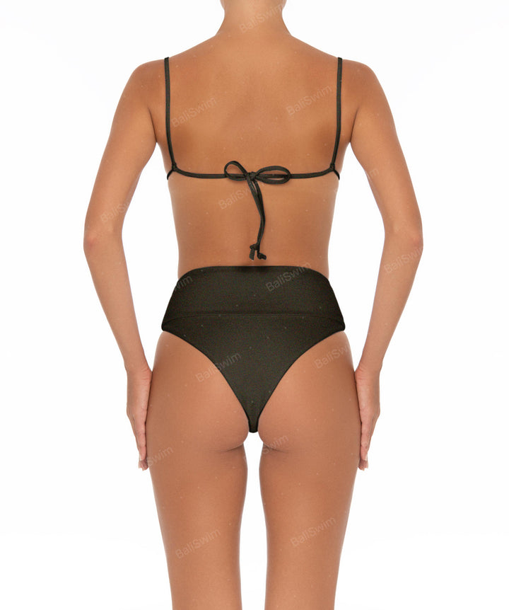 BSWS-B37 High Rise Bikini Bottom