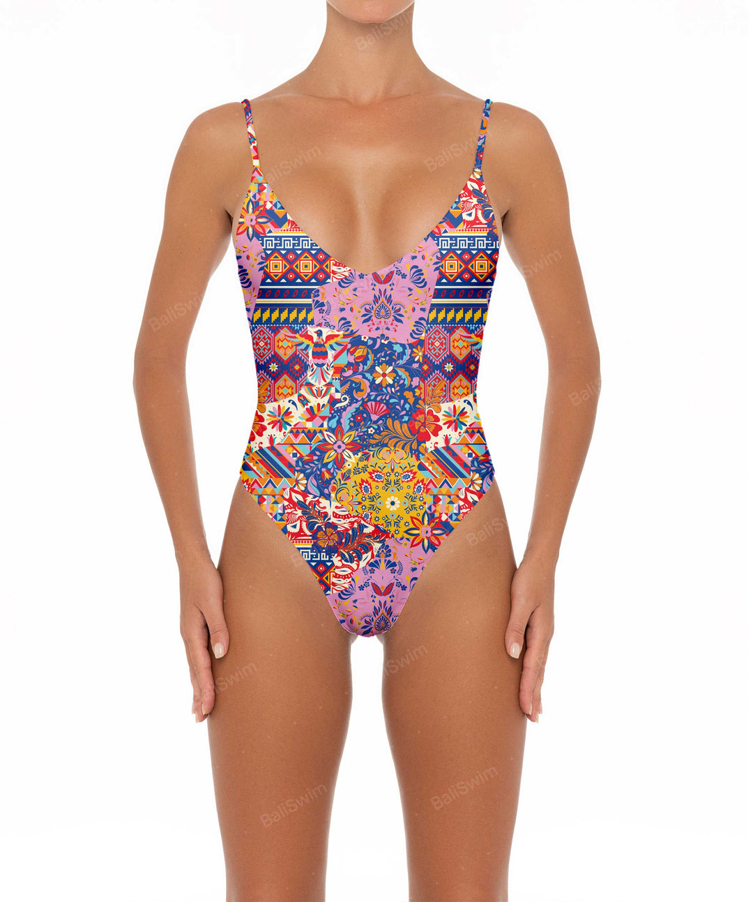 BSWS-S08 V-Neck One Piece