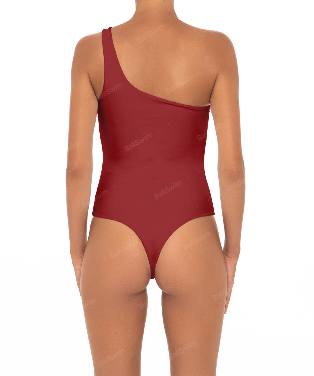 BSWS-S16 Corsage One Shoulder Swimsuit