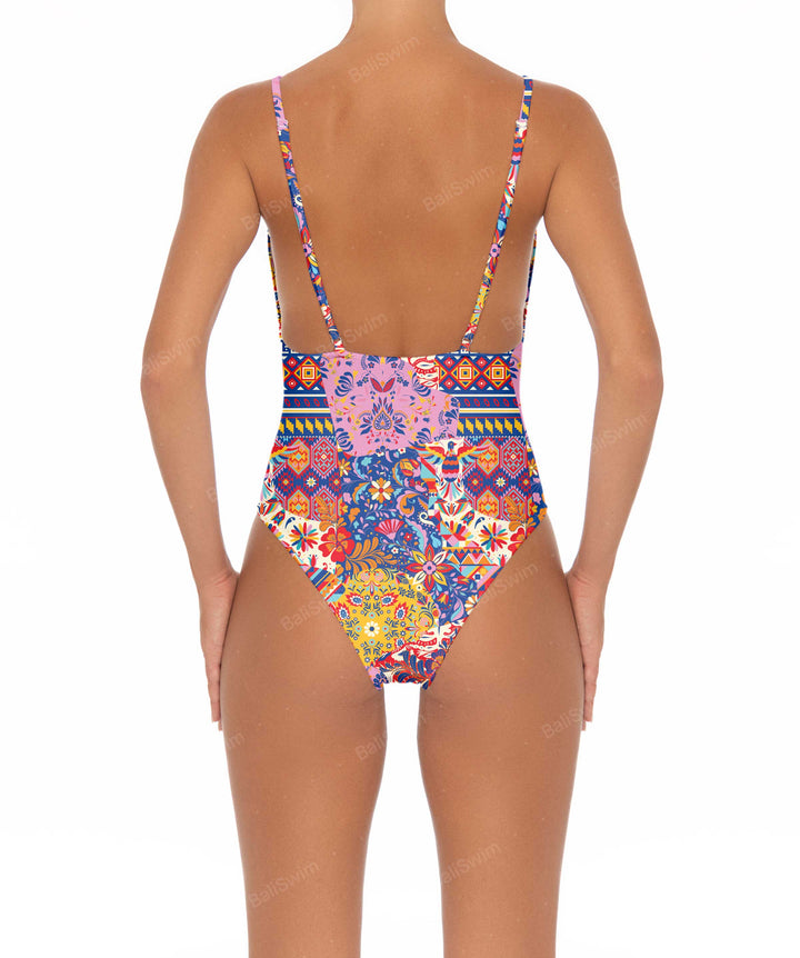 BSWS-S26 Low V-Neck One Piece