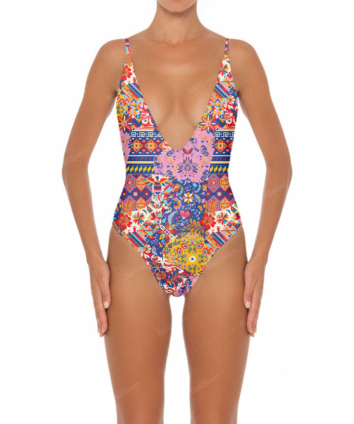 BSWS-S26 Low V-Neck One Piece
