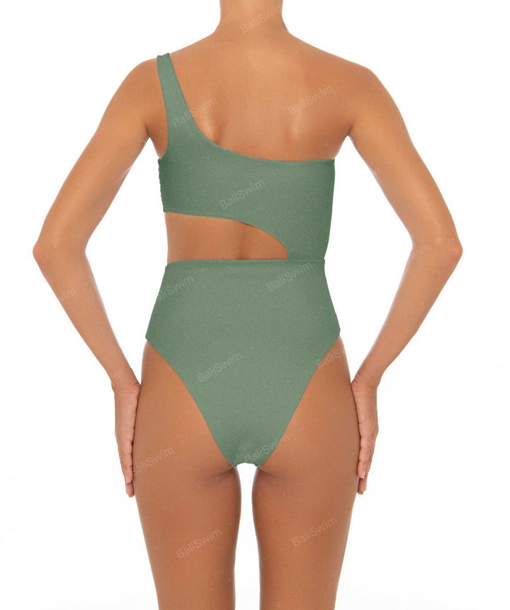 BSWS-S34 One Shoulder Swimsuit