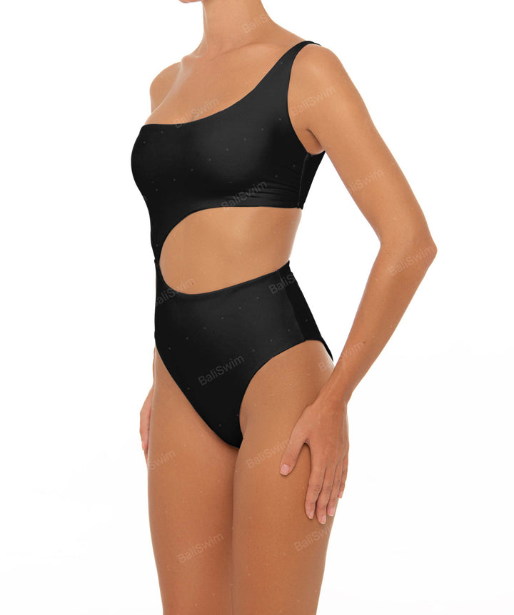 BSWS-S34 One Shoulder Swimsuit