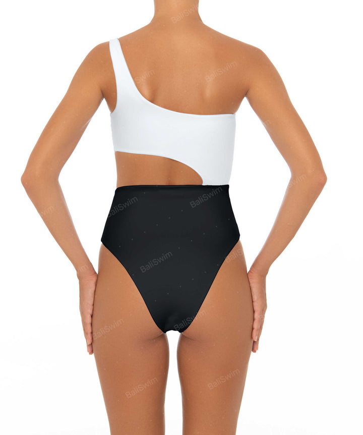 BSWS-S34 One Shoulder Swimsuit