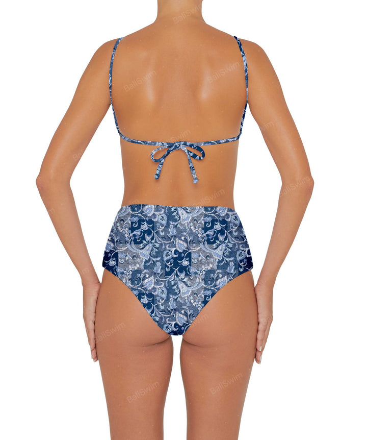BSWS-S45 Peek a Boo Halter One Piece