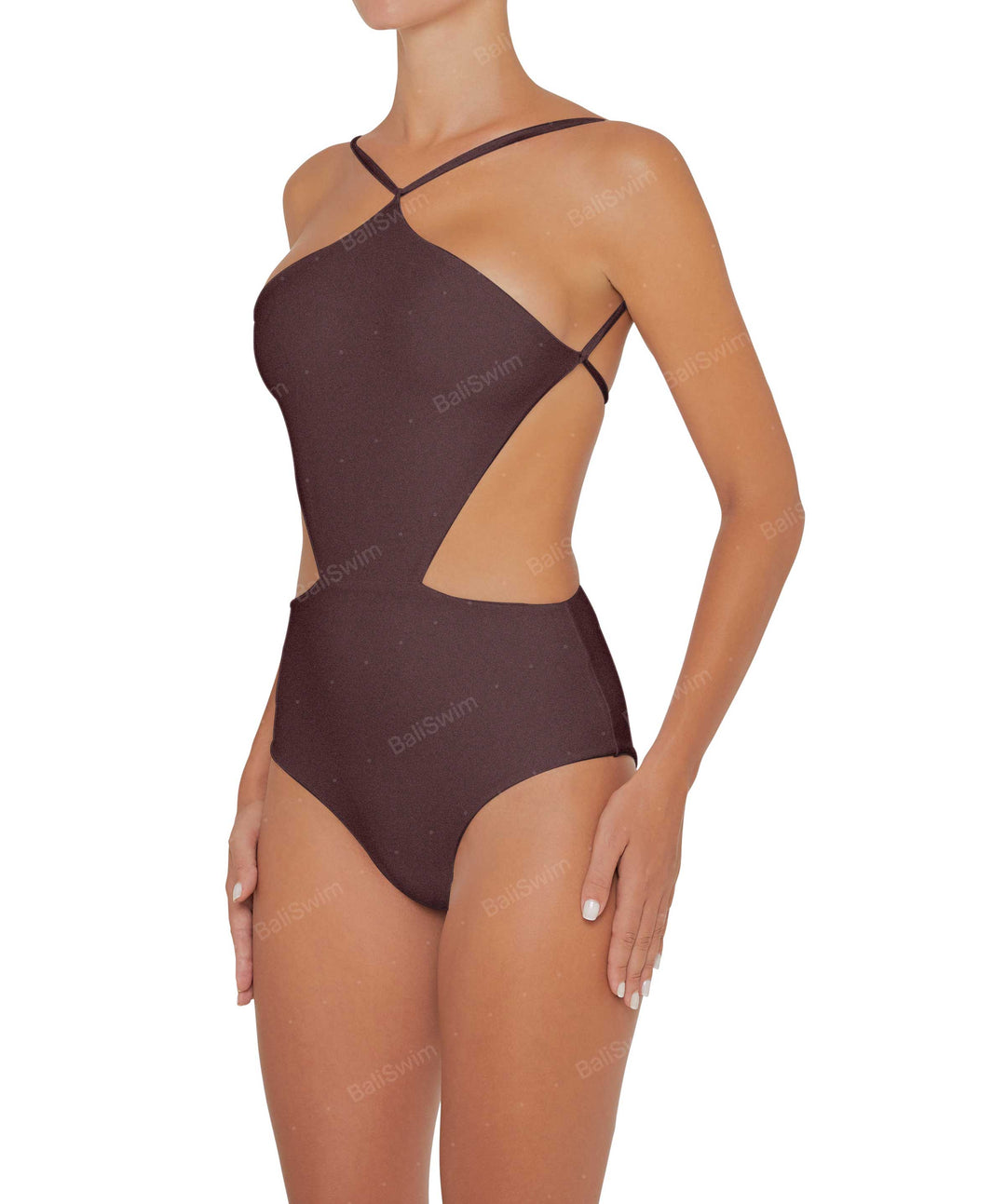 BSWS-S45 Peek a Boo Halter One Piece