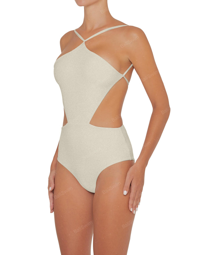 BSWS-S45 Peek a Boo Halter One Piece