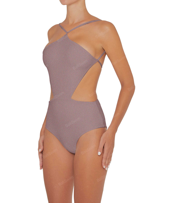BSWS-S45 Peek a Boo Halter One Piece