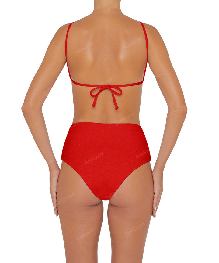 BSWS-S45 Peek a Boo Halter One Piece