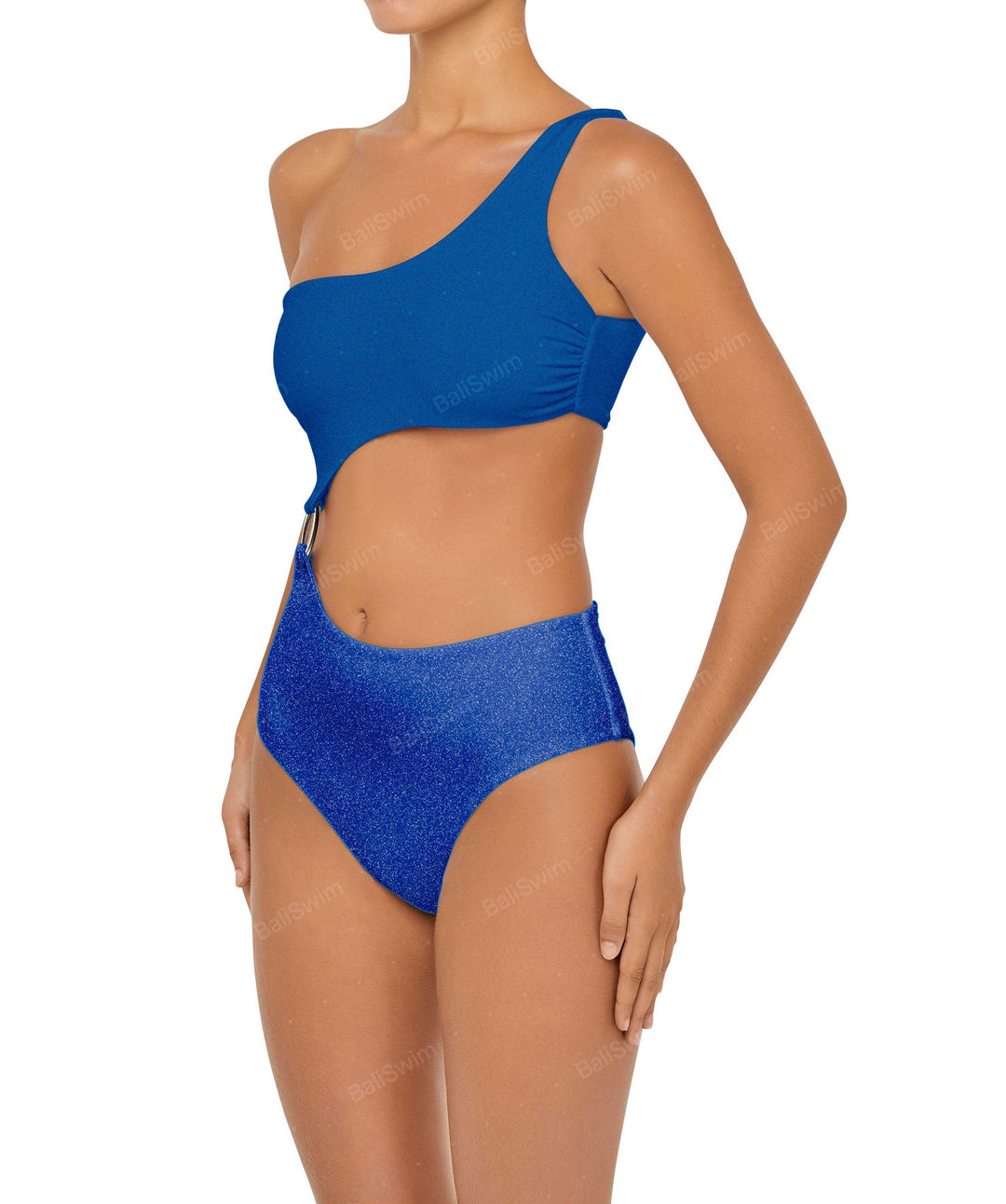 BSWS-S51 Assymetric Cut Out O-Ring Monokini