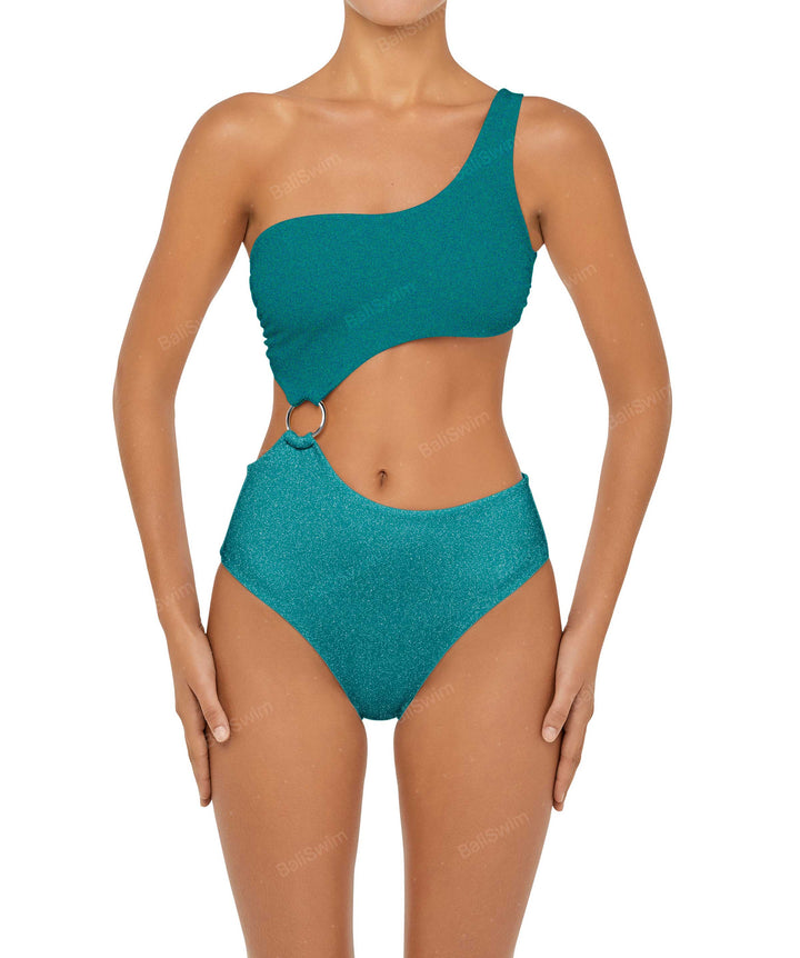 BSWS-S51 Assymetric Cut Out O-Ring Monokini