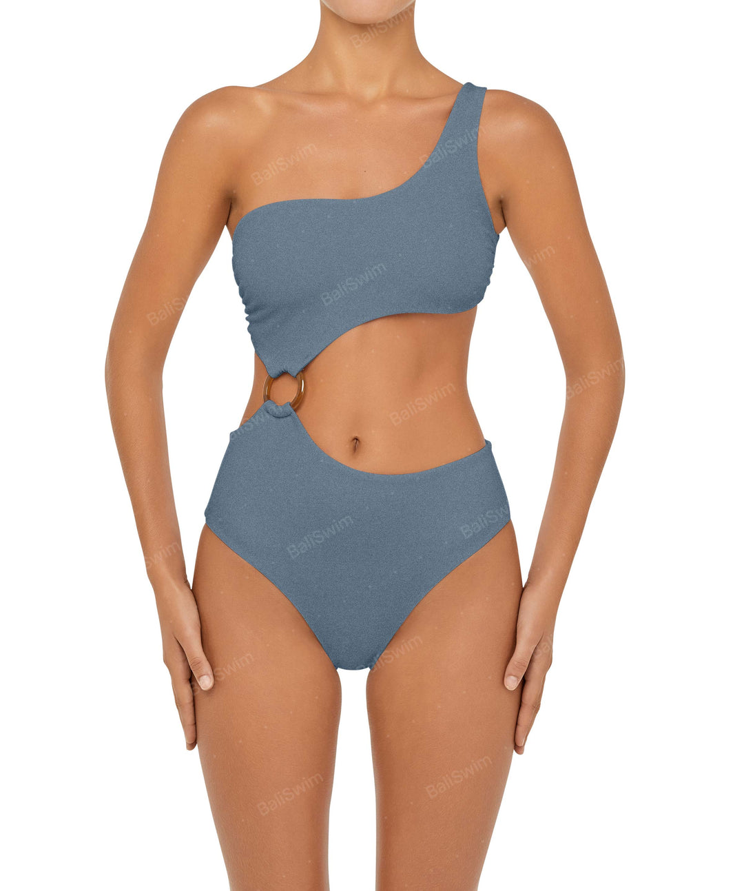 BSWS-S51 Assymetric Cut Out O-Ring Monokini