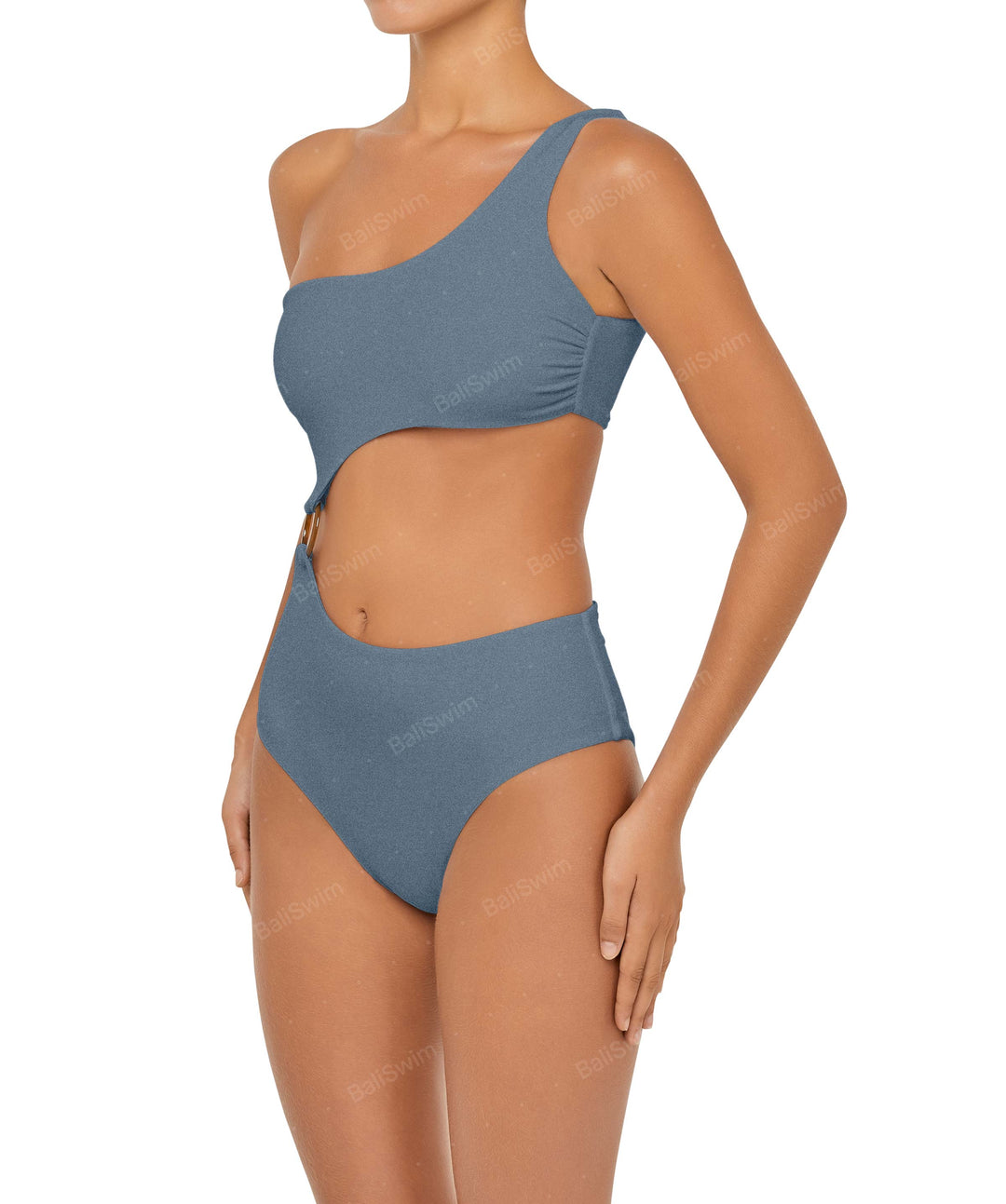 BSWS-S51 Assymetric Cut Out O-Ring Monokini