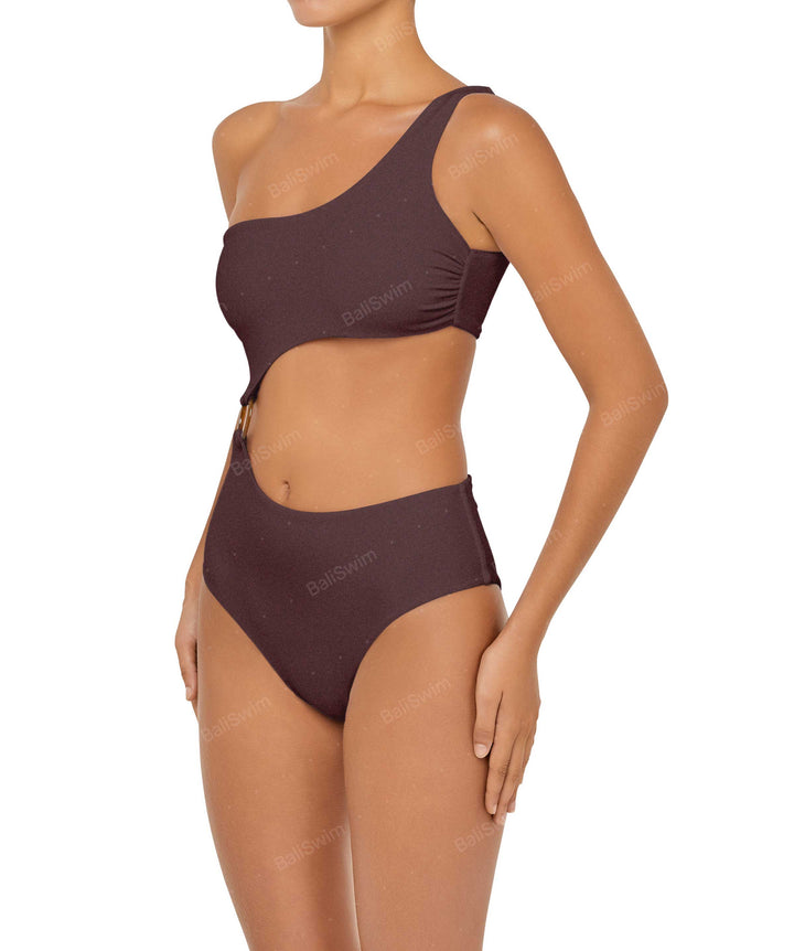 BSWS-S51 Assymetric Cut Out O-Ring Monokini