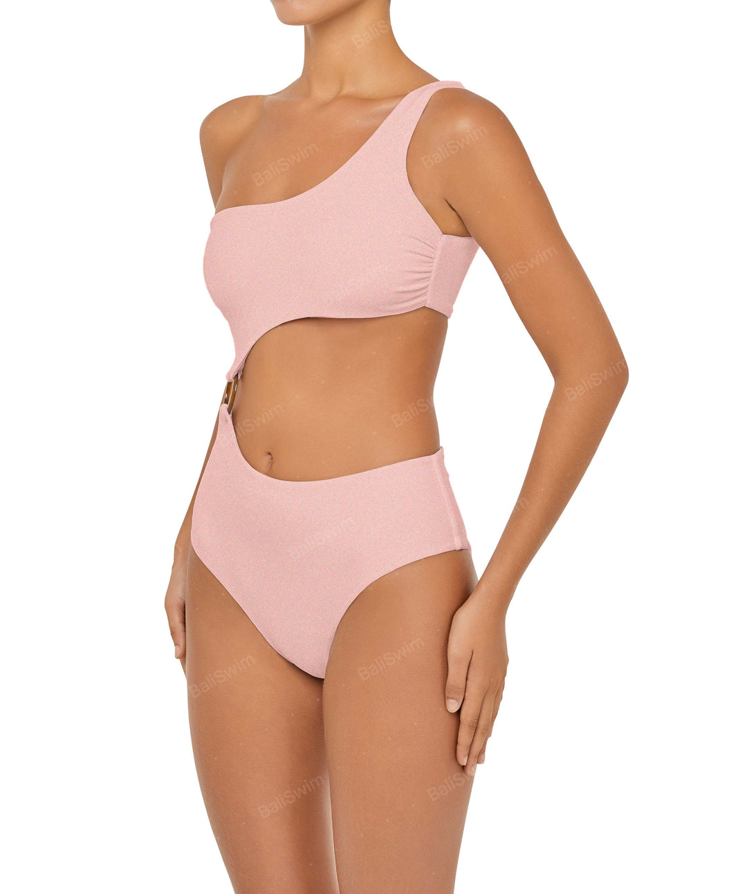 BSWS-S51 Assymetric Cut Out O-Ring Monokini