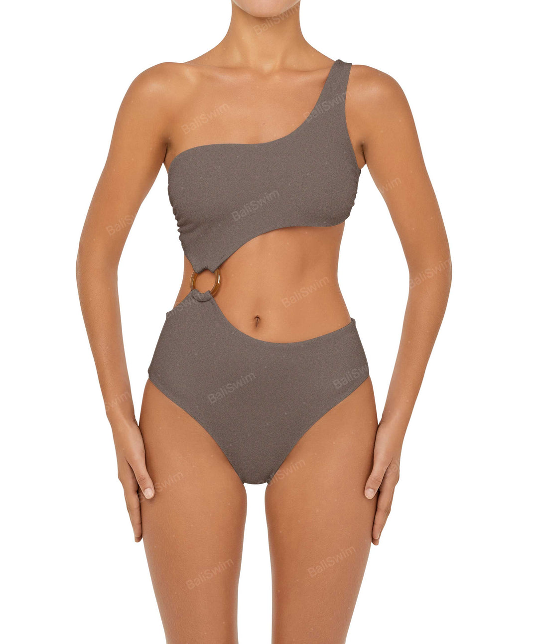 BSWS-S51 Assymetric Cut Out O-Ring Monokini