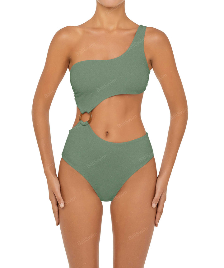 BSWS-S51 Assymetric Cut Out O-Ring Monokini
