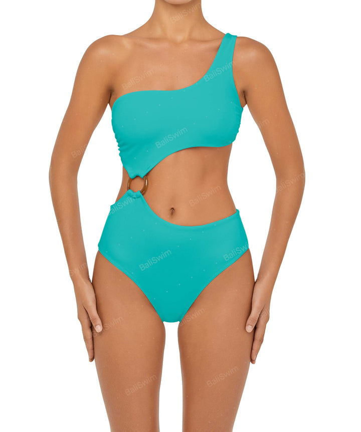 BSWS-S51 Assymetric Cut Out O-Ring Monokini