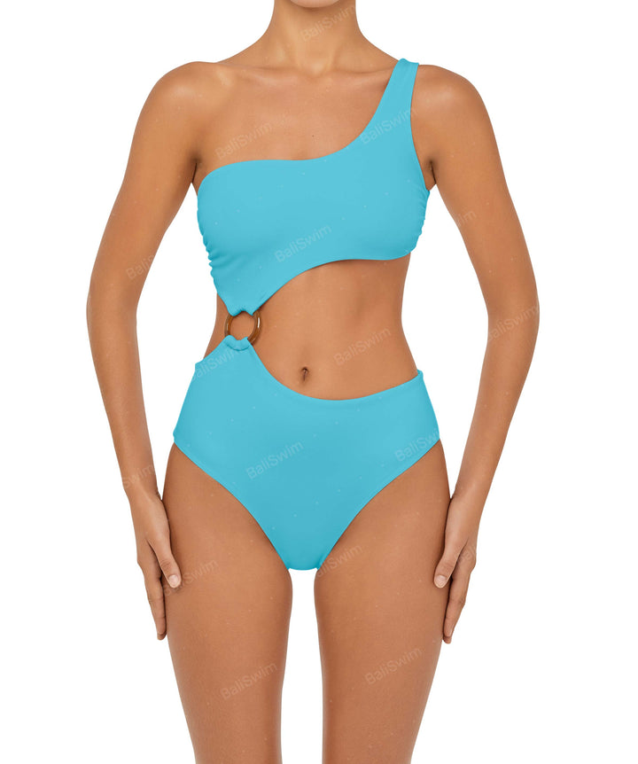 BSWS-S51 Assymetric Cut Out O-Ring Monokini