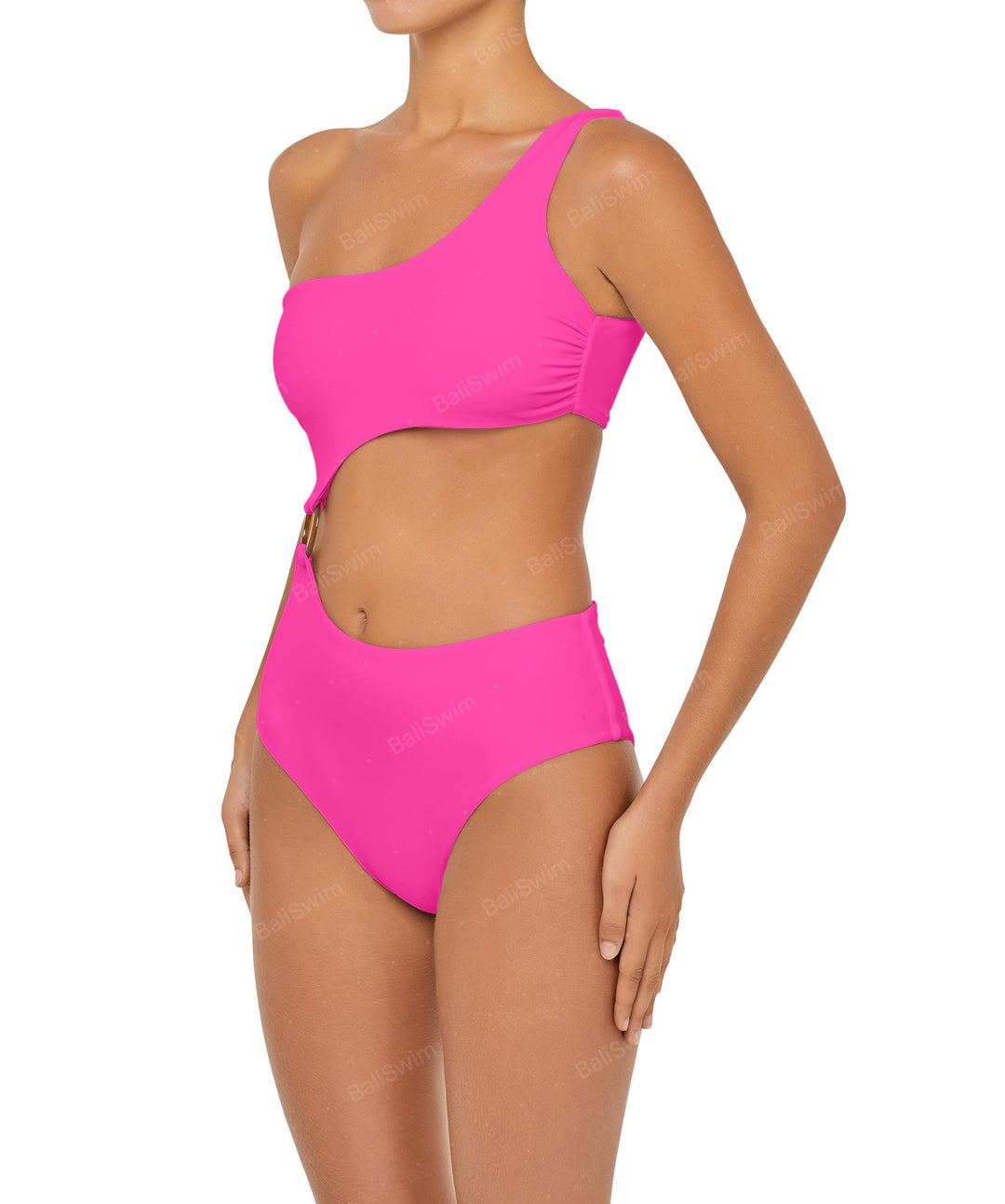 BSWS-S51 Assymetric Cut Out O-Ring Monokini