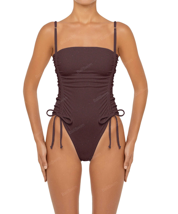 BSWS-S52 Princess Line Ruched One Piece