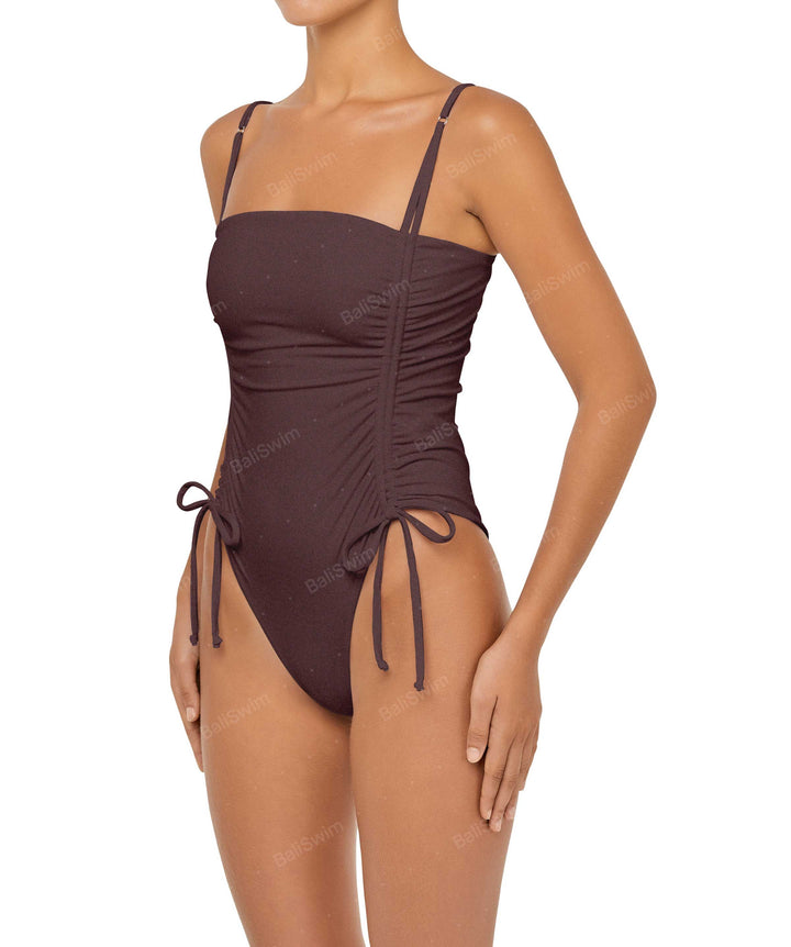 BSWS-S52 Princess Line Ruched One Piece