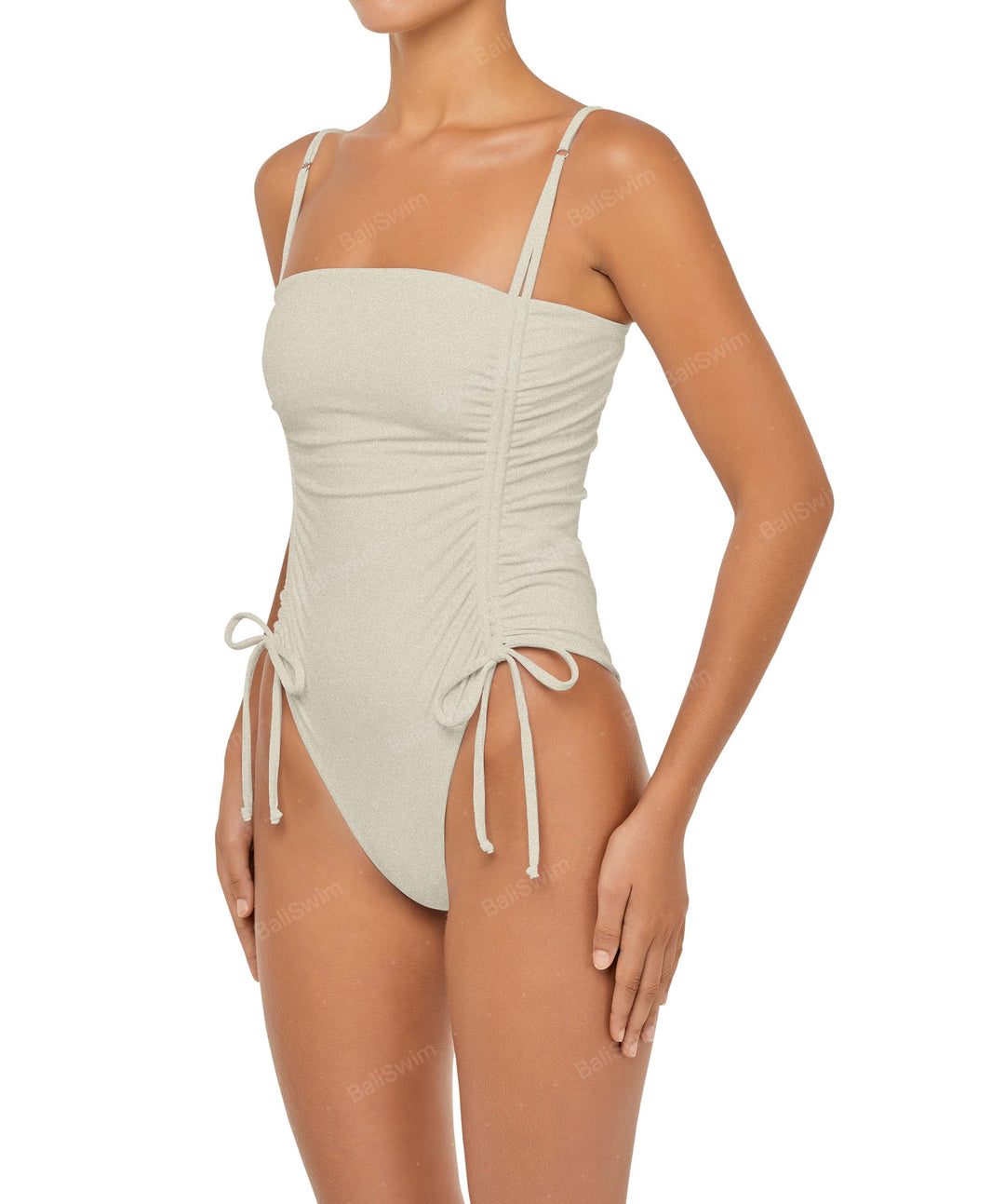 BSWS-S52 Princess Line Ruched One Piece