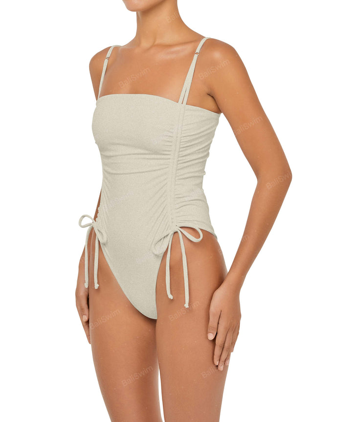 BSWS-S52 Princess Line Ruched One Piece