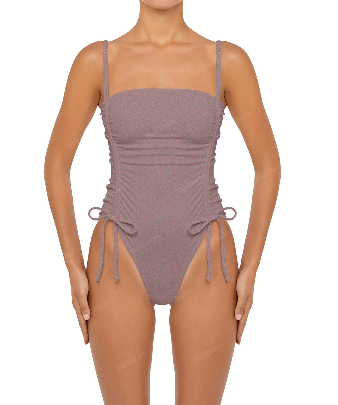 BSWS-S52 Princess Line Ruched One Piece