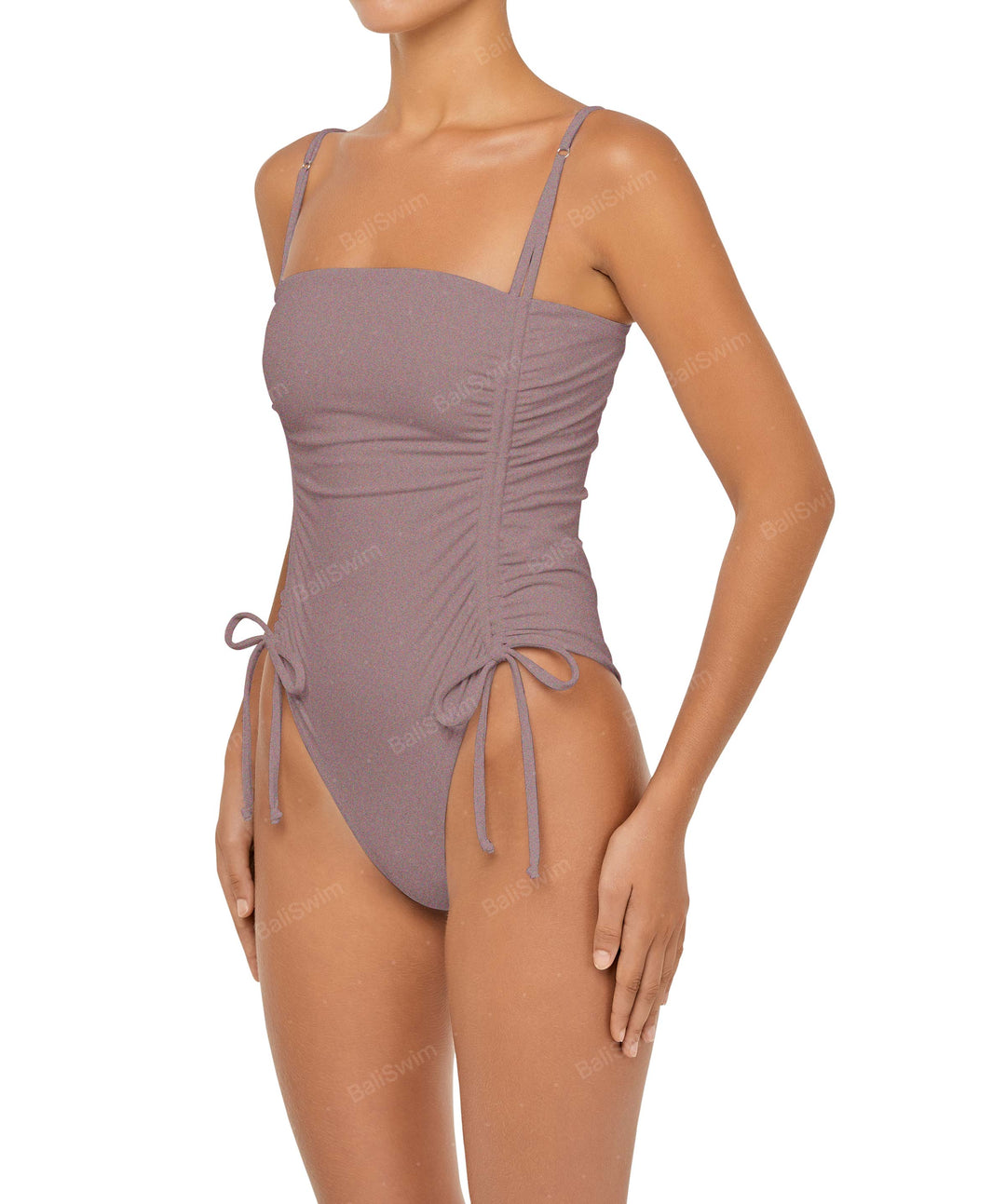 BSWS-S52 Princess Line Ruched One Piece