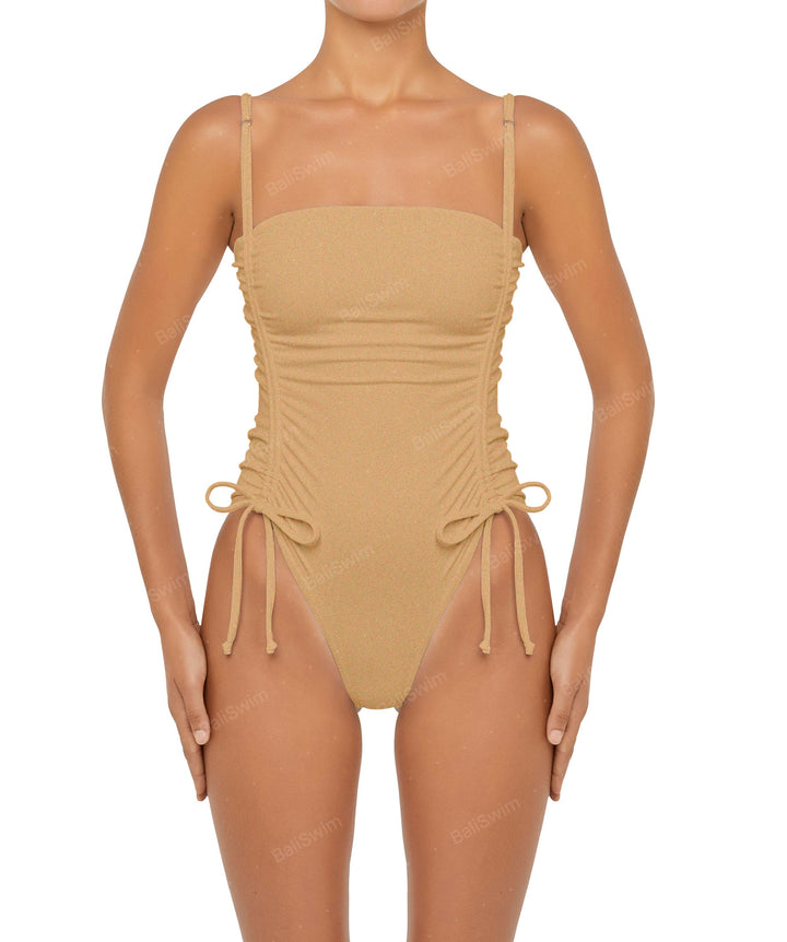 BSWS-S52 Princess Line Ruched One Piece