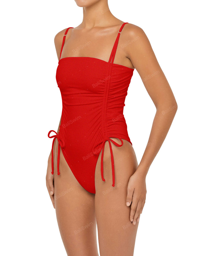 BSWS-S52 Princess Line Ruched One Piece
