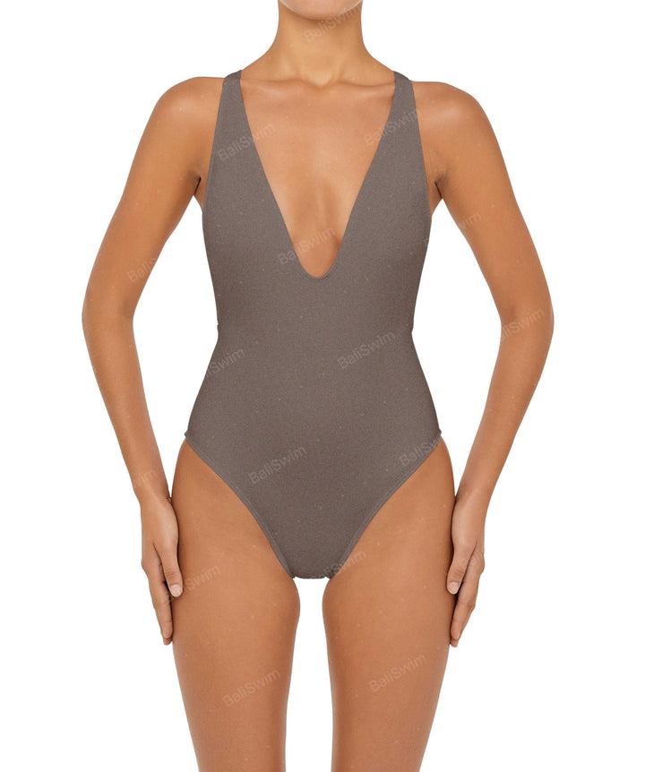BSWS-S54 Low Back Criss Cross One Piece