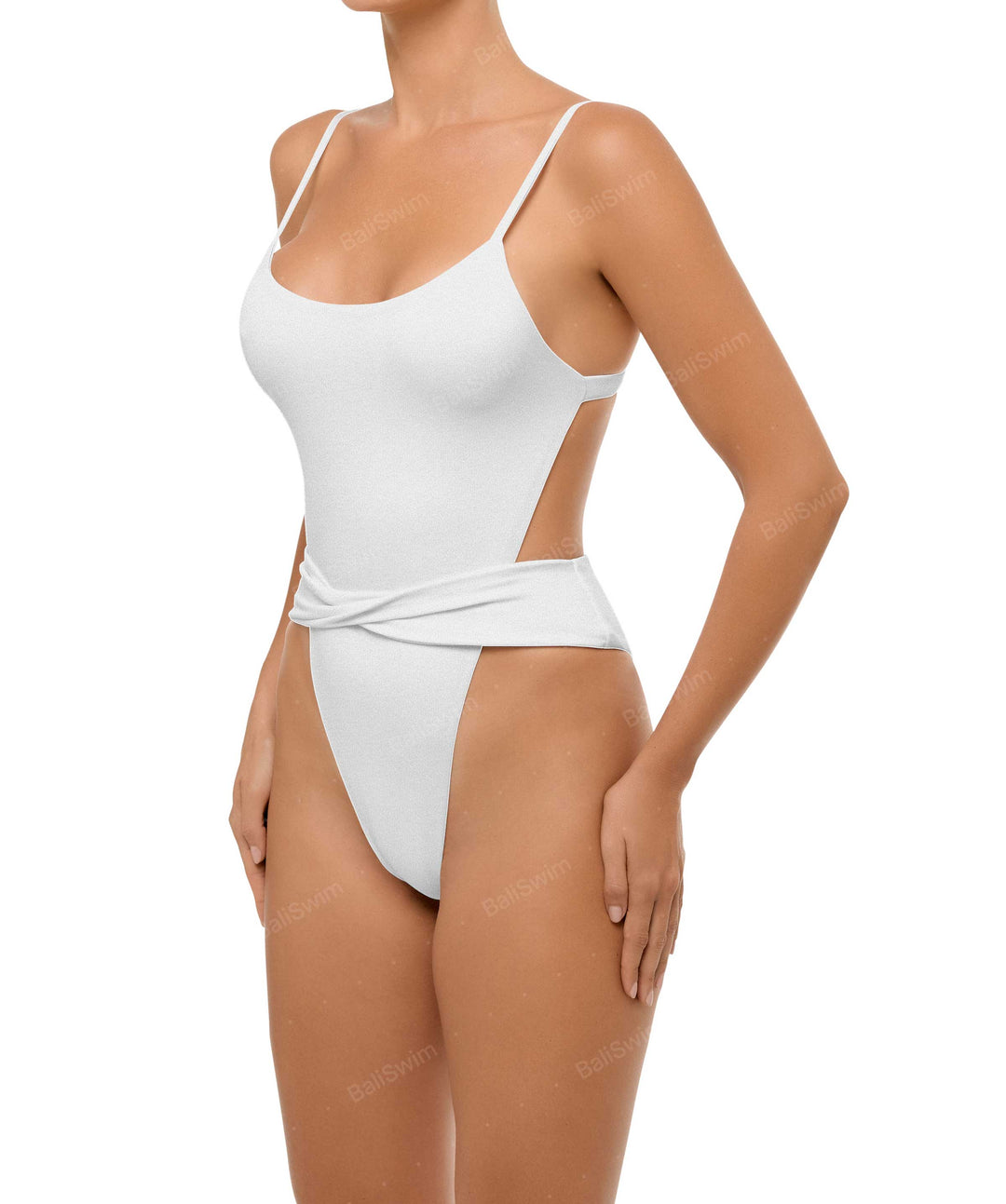 BSWS-S58 Wrap Around Twisted One Piece