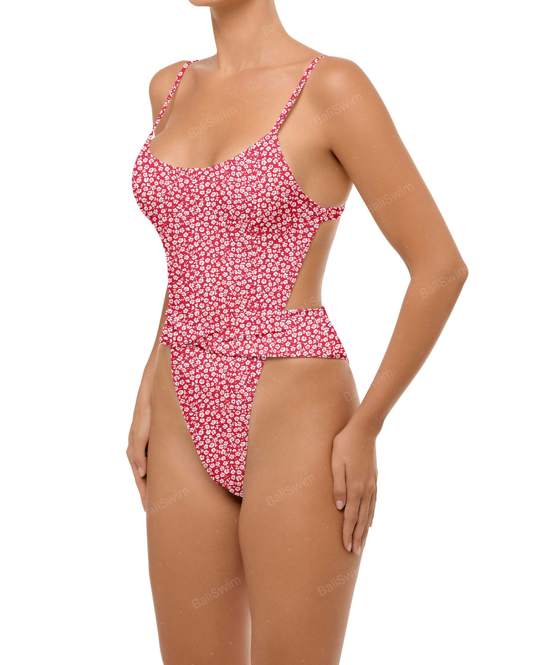 BSWS-S58 Wrap Around Twisted One Piece