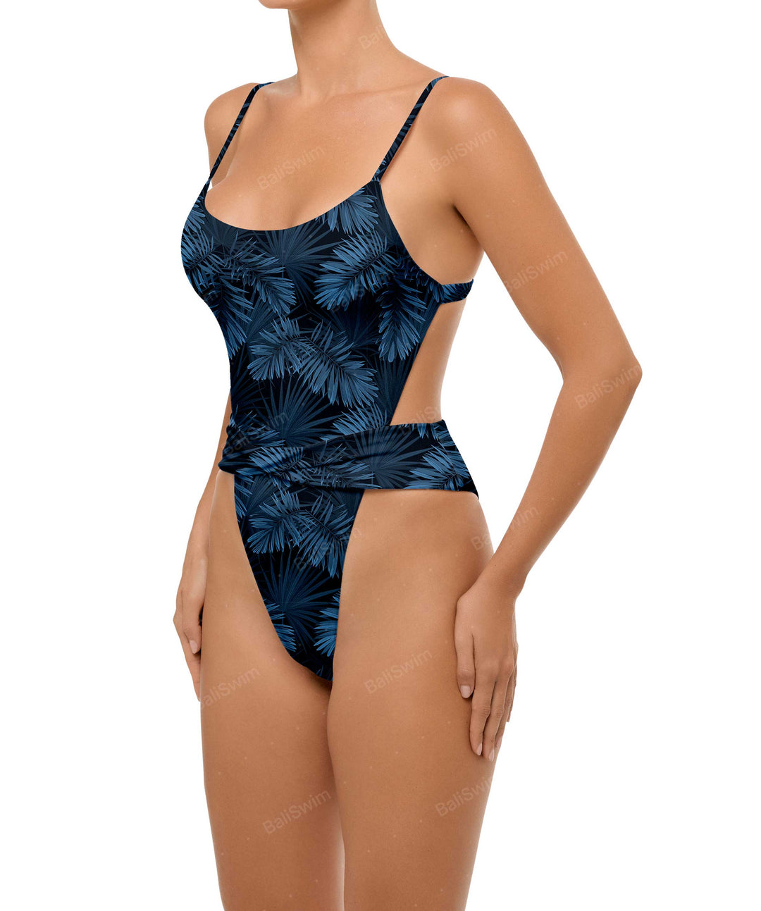 BSWS-S58 Wrap Around Twisted One Piece