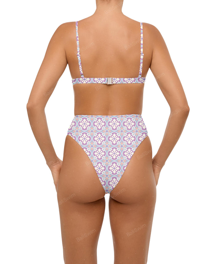 BSWS-S58 Wrap Around Twisted One Piece