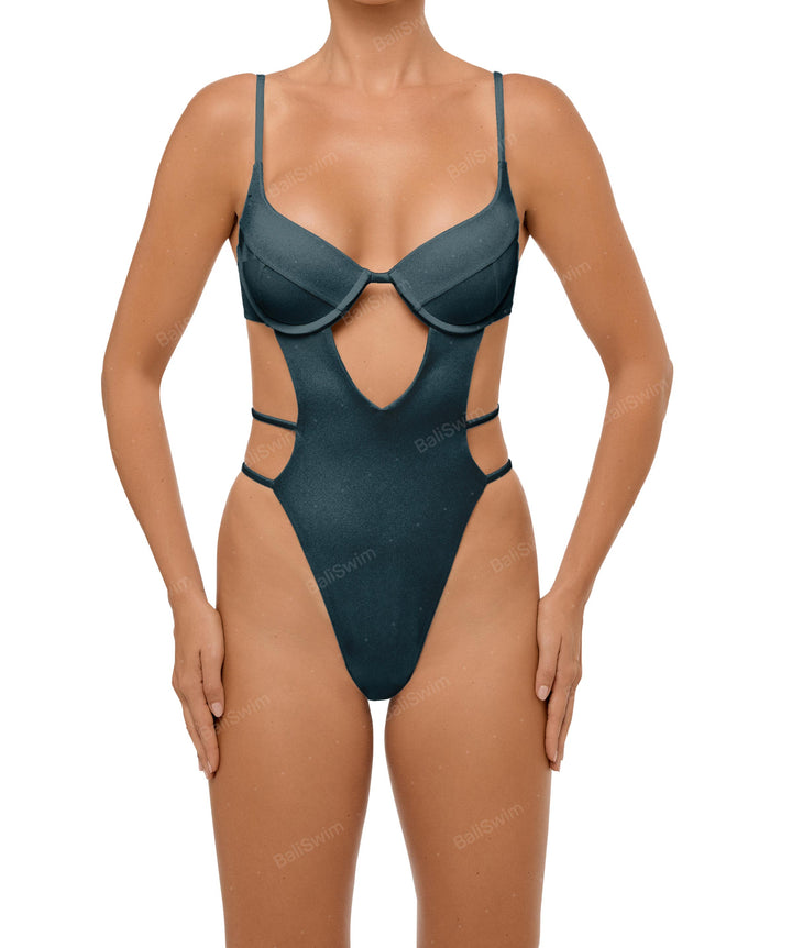 BSWS-S63 V-underwired CutOut One Piece