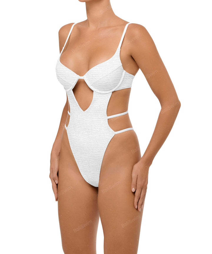 BSWS-S63 V-underwired CutOut One Piece