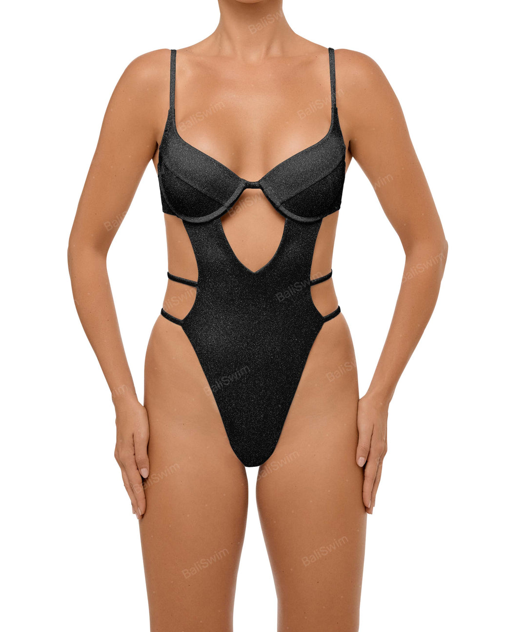 BSWS-S63 V-underwired CutOut One Piece