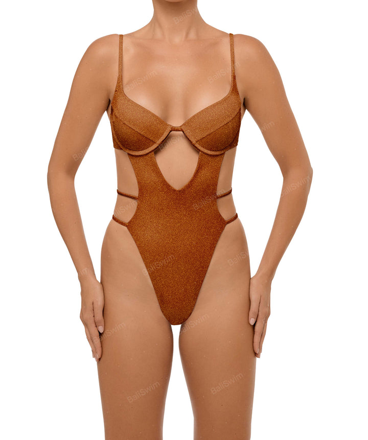 BSWS-S63 V-underwired CutOut One Piece