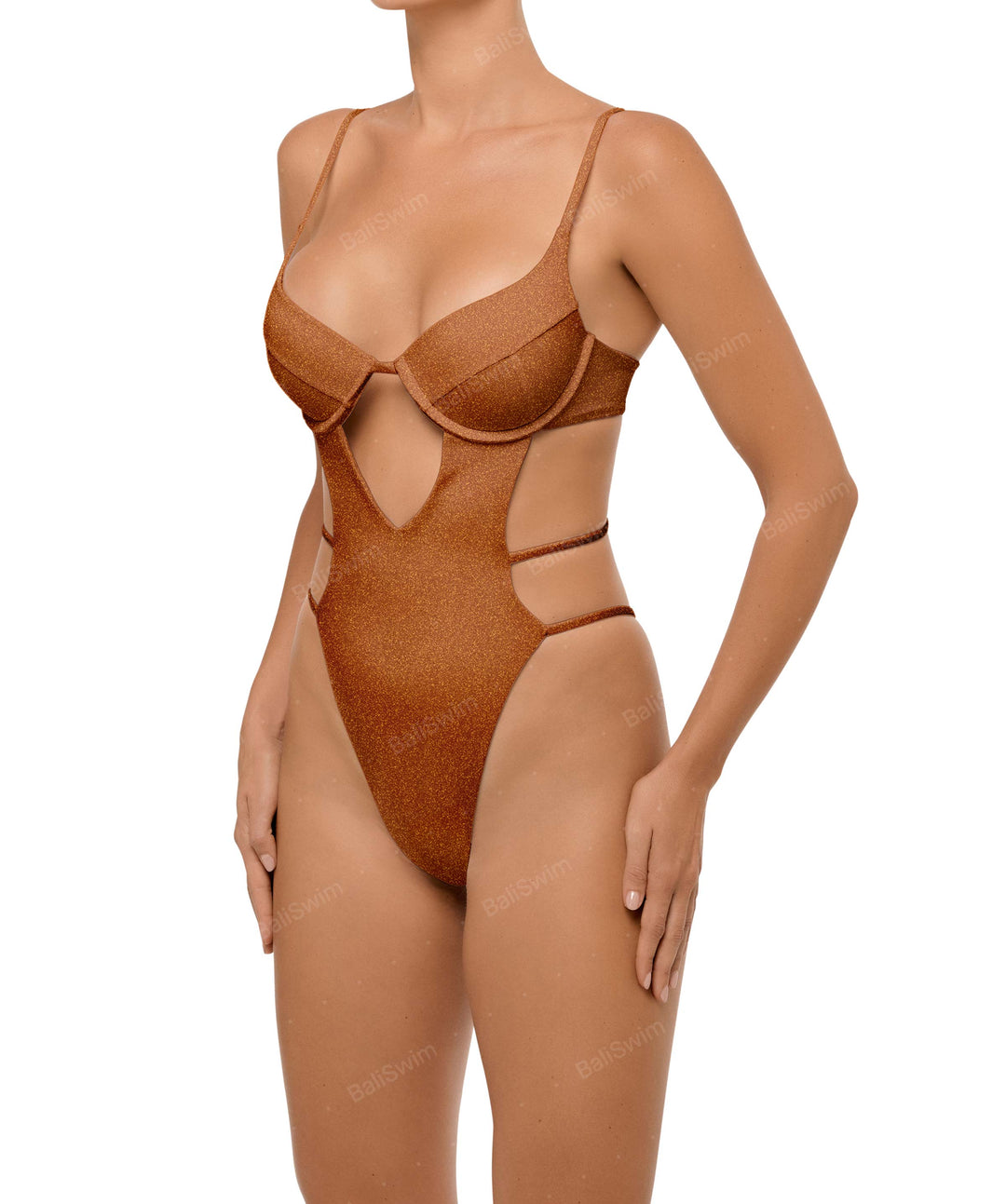 BSWS-S63 V-underwired CutOut One Piece