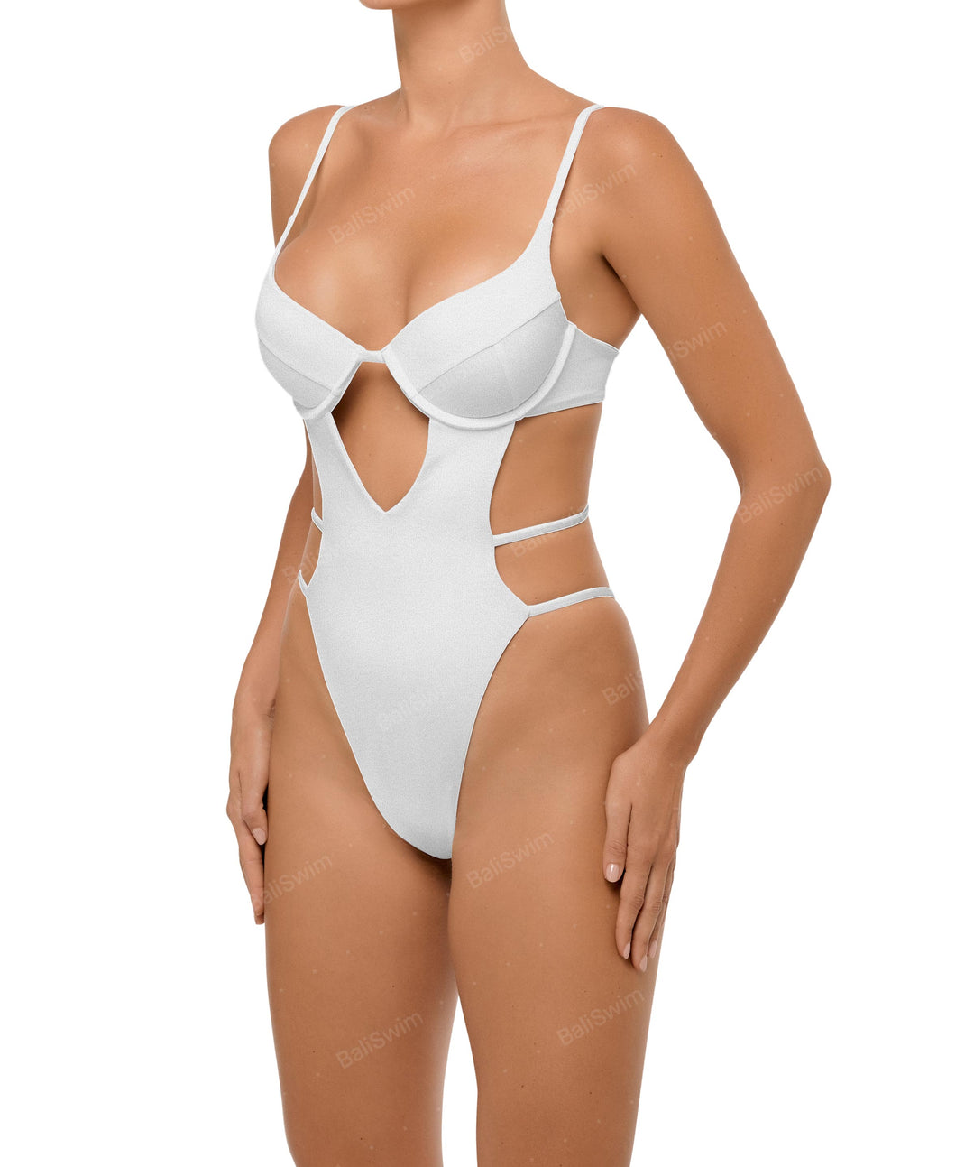 BSWS-S63 V-underwired CutOut One Piece