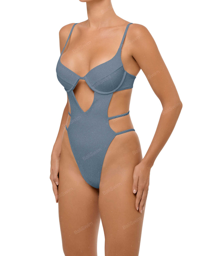 BSWS-S63 V-underwired CutOut One Piece