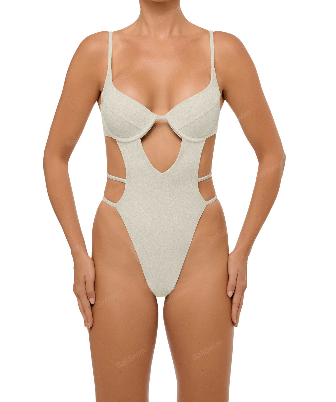 BSWS-S63 V-underwired CutOut One Piece
