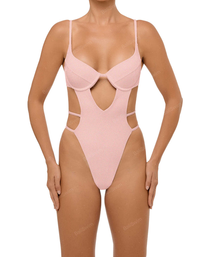BSWS-S63 V-underwired CutOut One Piece