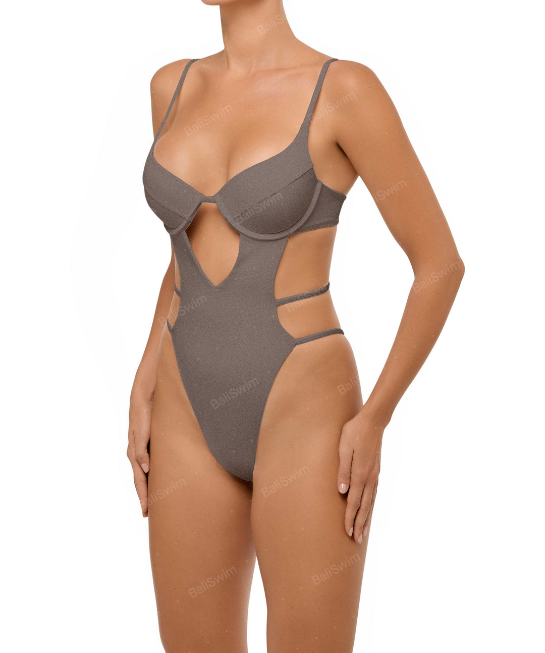 BSWS-S63 V-underwired CutOut One Piece